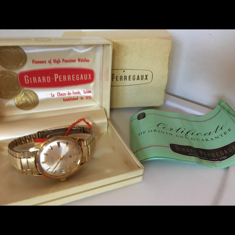 Girard Perregaux Watch- Gents Goldfilled